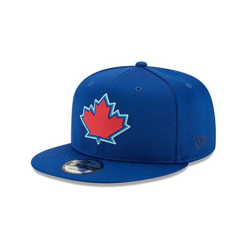 MLB Toronto Blue Jays Clubhouse Collection 9Fifty Snapback (QBF5718) - Blue New Era Caps